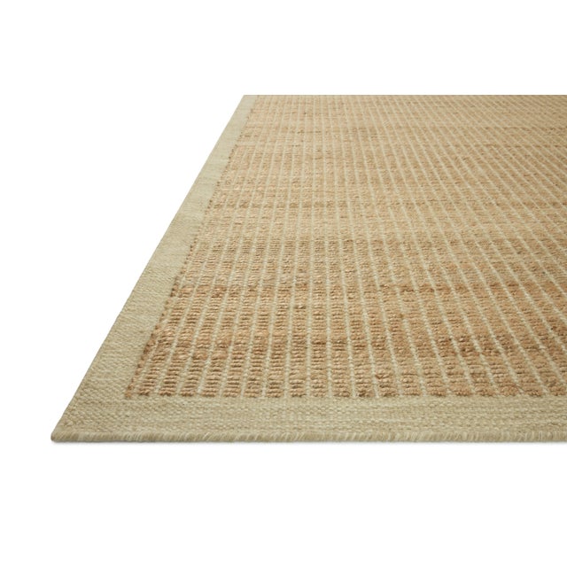 Transitional Amber Lewis x Loloi Lilah Natural / Antique Ivory 8'-6" x 11'-6" Area Rug For Sale - Image 3 of 7