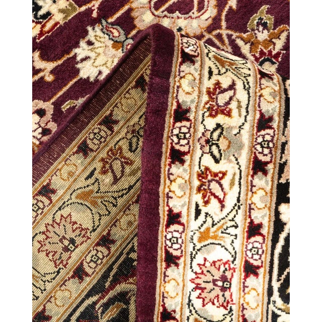Mogul, One-of-a-Kind Hand-Knotted Area Rug in Red, 9' 2" x 11' 8" For Sale In New York - Image 6 of 8