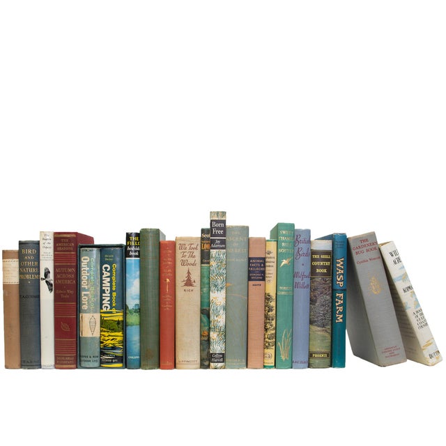 Mid-Century Modern Decorative Books - Vintage Outdoors - Subject Books by the Foot For Sale - Image 3 of 3