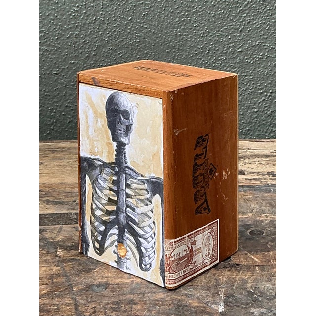 Vintage Original Mixed Media Sculpture Box For Sale In West Palm - Image 6 of 12