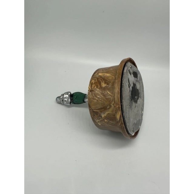 Metal 1930s Arrow "Naughty Hula Girl" Swirled Bakelite Table Striker Lighter For Sale - Image 7 of 9