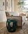 Forest Green Vintage Openwork Glazed Ceramic Garden Stool For Sale - Image 8 of 12