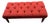 Red Tufted Bench Ottoman For Sale