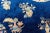 1920s Navy Blue Floral Vase Antique Chinese Art Deco Rug 8' 9'' X 11' 6'' Wool Knotted Carpet For Sale - Image 9 of 12