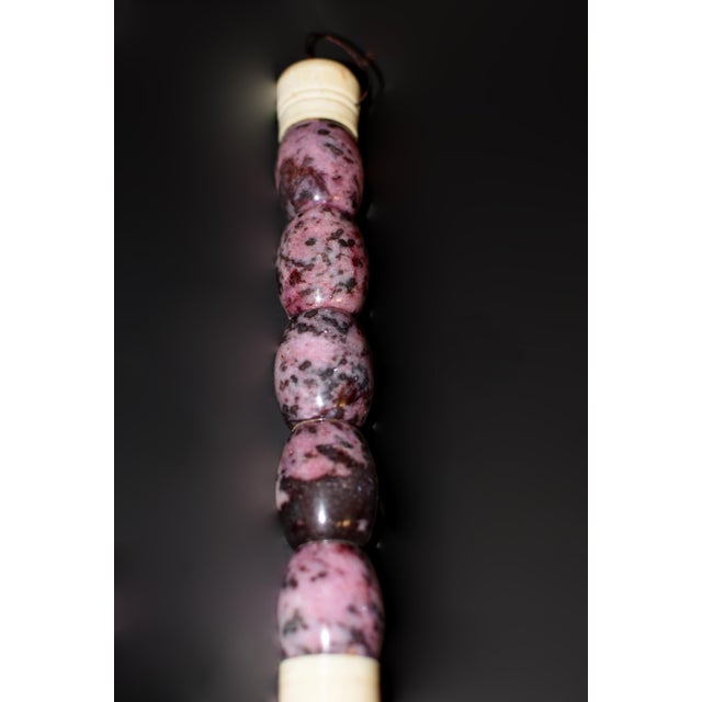 Pink Large Pink Rhodonite Calligraphy Brush 15" For Sale - Image 8 of 12
