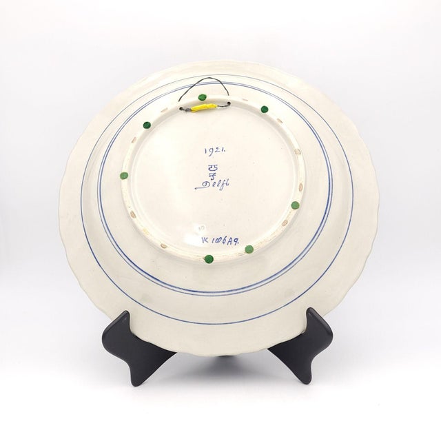 A Dutch Delft antique charger.