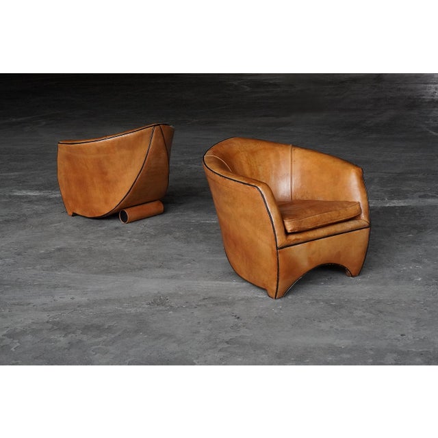 Vintage Lounge Chairs by Bart Van Bekhoven for Artistiek, 1990s, Set of 2 For Sale - Image 9 of 9