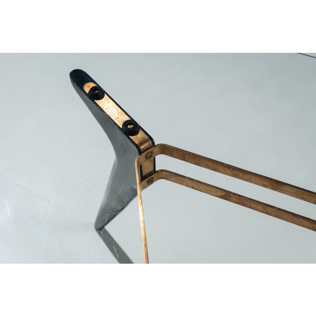 Triangular Coffee Table in the style of Alfred Hendrickx, 1960s For Sale - Image 11 of 13