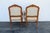 Late 20th Century Ethan Allen French Living Bed Room Den Fireplace Side Chairs a Pair 6261 For Sale - Image 5 of 18