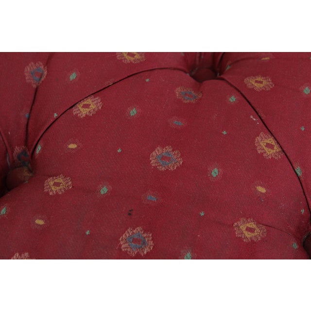 Vintage Mahogany Federal Style Spiderback Armchair For Sale - Image 9 of 16