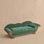 A French Art Deco méridienne chaise lounge from the 1930s, distinguished by its asymmetry and low-profile form. Designed...