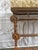 Rustic Console Table With Textured Stone Top and Hand-Forged Iron Base For Sale - Image 4 of 18