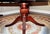 Wood Mahogany Pedestal Table With Inlay For Sale - Image 7 of 7