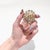 Modern Large 14k Gold, Diamond, and Yellow Sapphire Spider & Web Brooch For Sale - Image 3 of 13