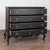 Large 18th-century Danish chest of drawers with oak drawer fronts and pine drawer sides and bottoms, reflecting...