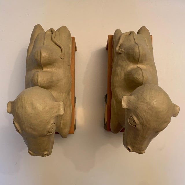 2010s Saya Moriyasu Ceramic Camel - a Pair For Sale - Image 5 of 7