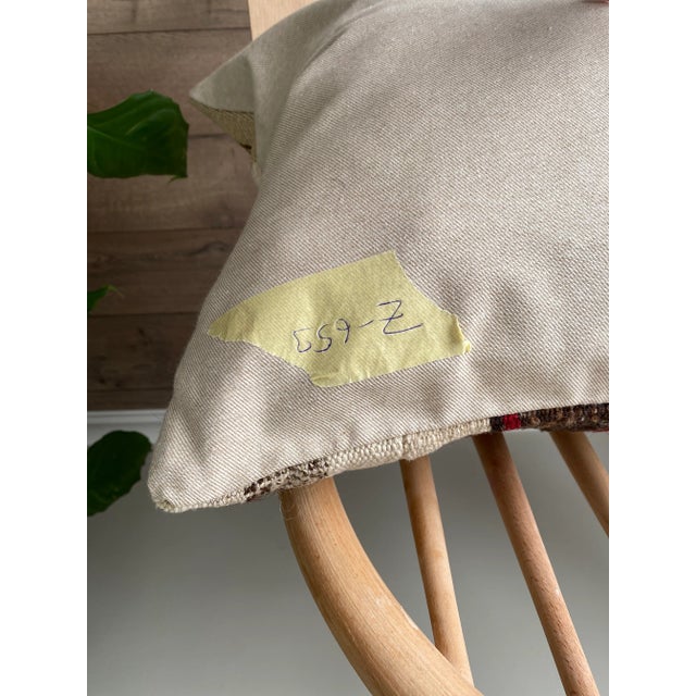 Vintage Turkish Pillow Cover For Sale - Image 6 of 7