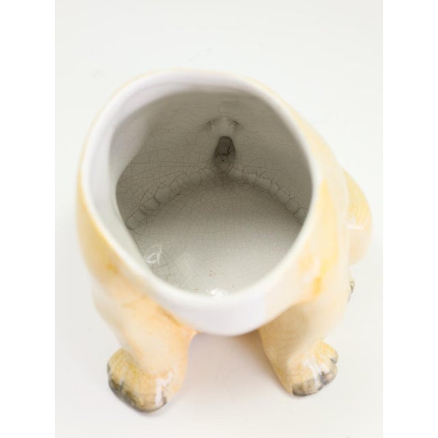 1900 - 1909 Seated Pug Tobacco Jar from Staffordshire Pottery, 1900 For Sale - Image 5 of 18
