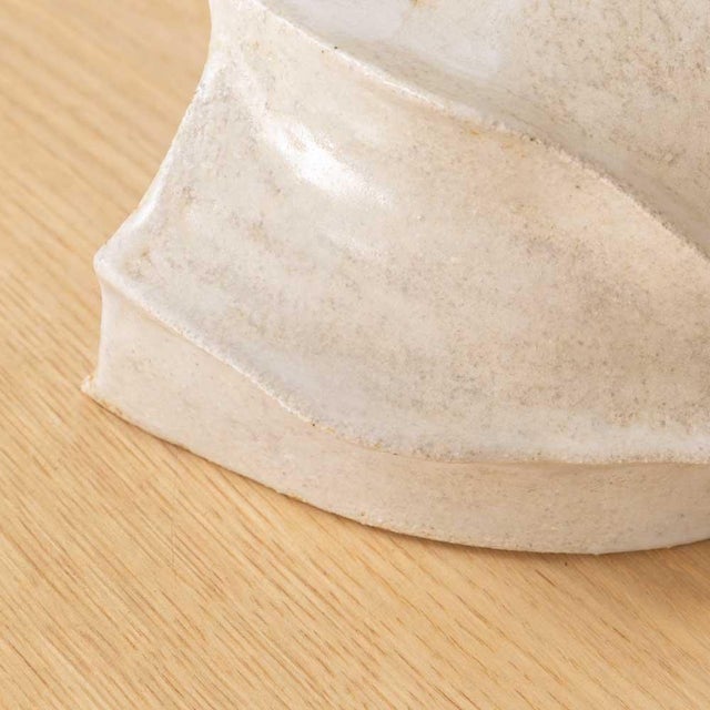 Thala Sculptural Ceramic Sconce For Sale - Image 4 of 9