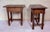 Spanish Carved Nightstands with Turned Legs, 1950, Set of 2 For Sale - Image 9 of 16