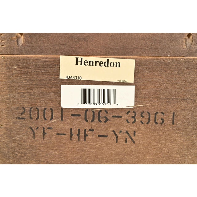 Brown Henredon Georgian Carved Mahogany Nightstand or Bachelor Chest For Sale - Image 8 of 12