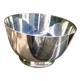 1950s Paul Revere Reproduction Silver Plate Bowl For Sale