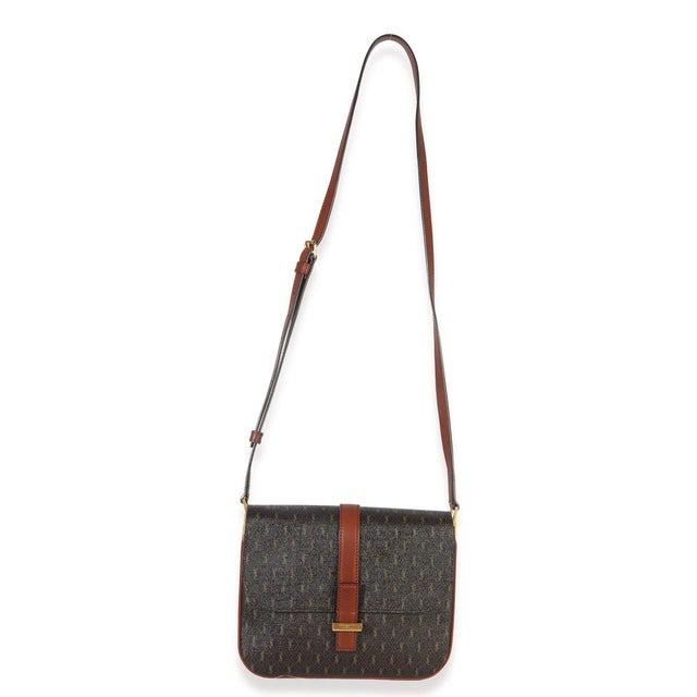 Brown Brown Canvas Le Monogramme Small Sac Besace Shoulder Bag For Sale - Image 8 of 9