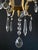 Antique Chandelier with Crystals, 1960s For Sale - Image 4 of 8