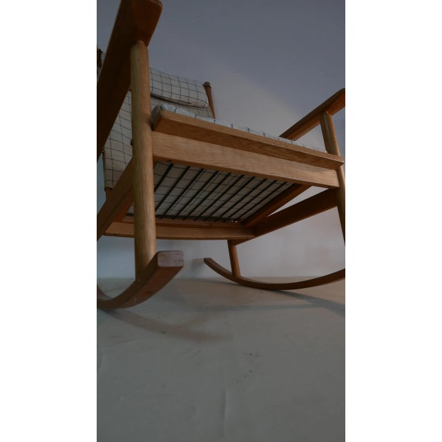 1960s Rocking Chair by Hans Olsen for Juul Kristensen, 1960s For Sale - Image 5 of 11