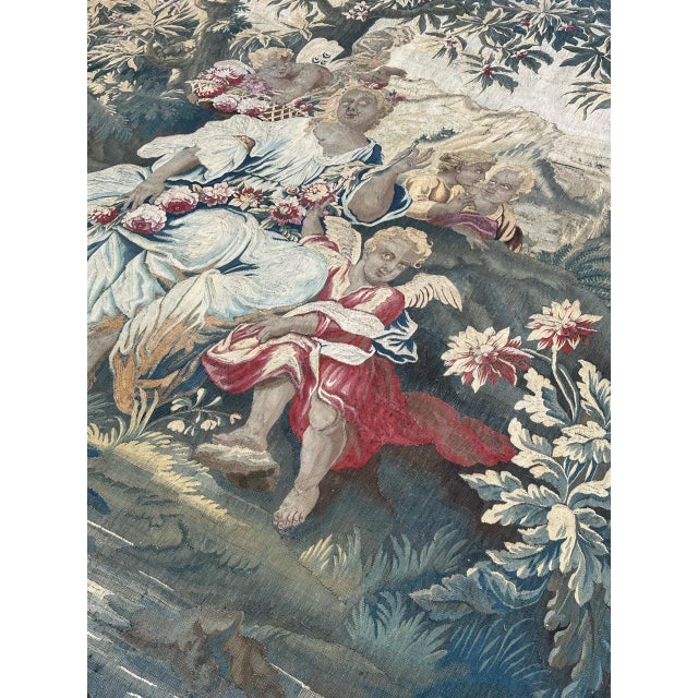 17th Century Flanders Tapestry with Mythological Scene For Sale - Image 17 of 18