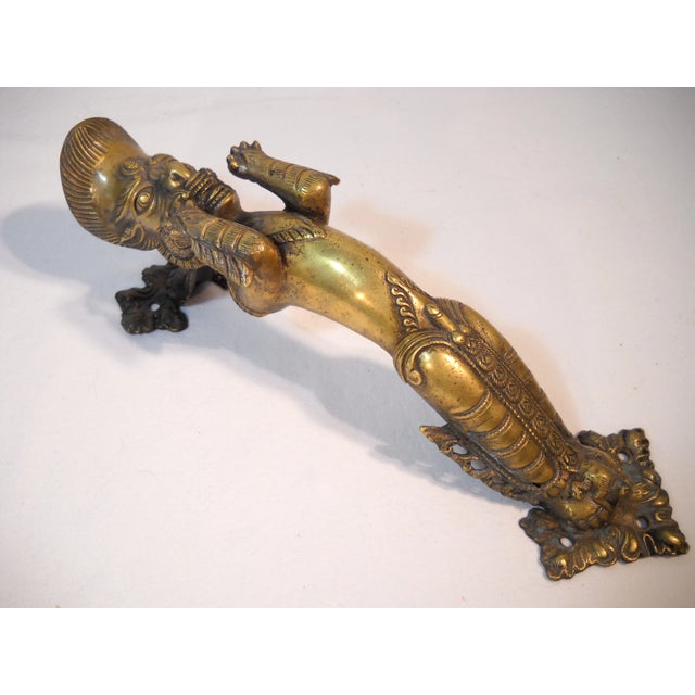 Indian Deity Door Pulls - A Pair For Sale - Image 4 of 8