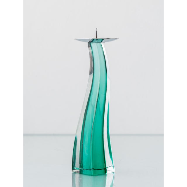 2000 - 2009 Murano Glass Candlestick by Giuliano Tosi, 2001 For Sale - Image 5 of 17