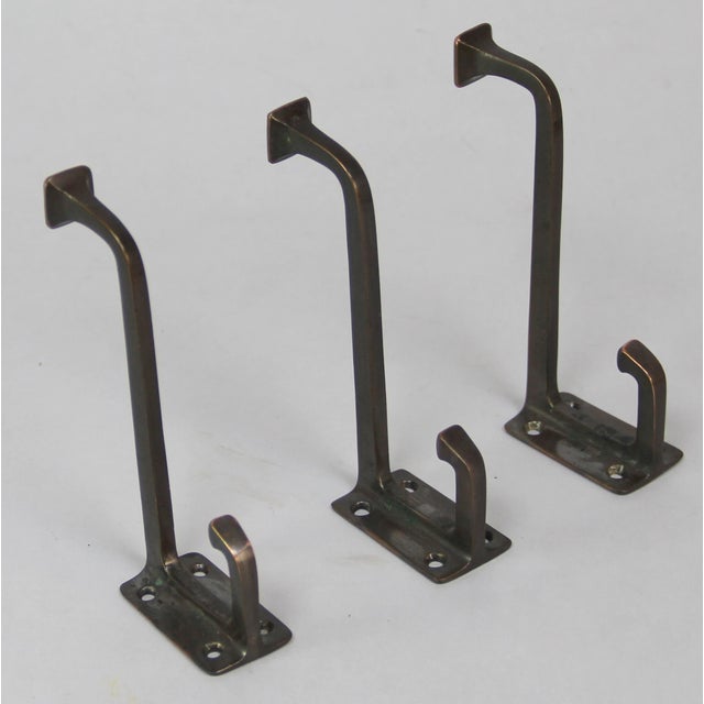 1940s Vintage Metal Hangers, 1940s, Set of 3 For Sale - Image 5 of 5
