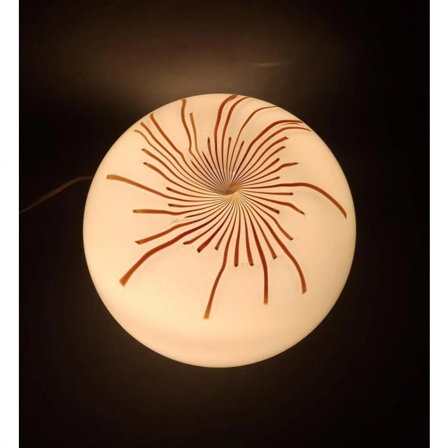 1960s Anemone Murano Table Lamp by Venini For Sale - Image 10 of 10