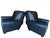 Mid-Century Modern Elevate Your Living Space With This Iconic Three-Piece Set, of Two Vintage Leather Club Chairs & a Matching Oversized Ottoman by Futuristic Furniture. For Sale - Image 3 of 12