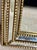 Brass and Beveled Glass Wall Mirror, Mid-20th Century For Sale - Image 12 of 14