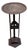 Arts & Crafts Wrought Iron Side Table by Hugo Berger for Goberg, 1930 For Sale