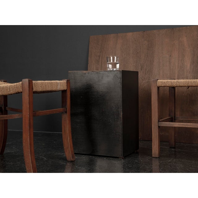 Brutalist Patinated Wood Cube Coffee Tables, 1960s, Set of 2 For Sale - Image 6 of 18