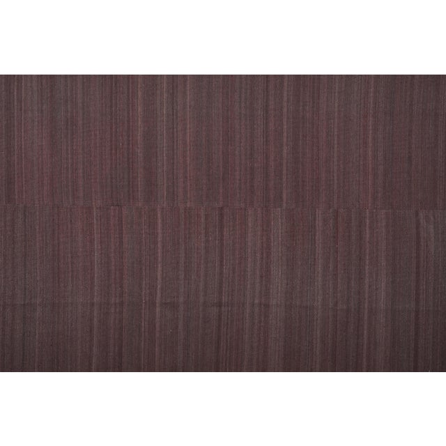 Decorative Striped Turkish Kilim Rug 9' X 10'8'' For Sale - Image 6 of 10