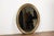 Midcentury Irish Oval Gold and Black Mirror with Diamanté Décor For Sale In Atlanta - Image 6 of 12