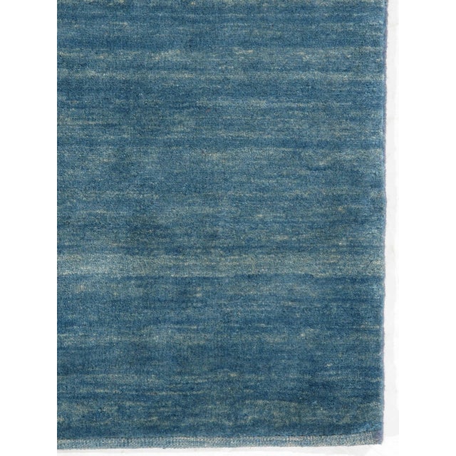 Contemporary Vintage Hand-Knotted Persian Gabbeh Rug 4'11" X 6'8" For Sale - Image 3 of 5