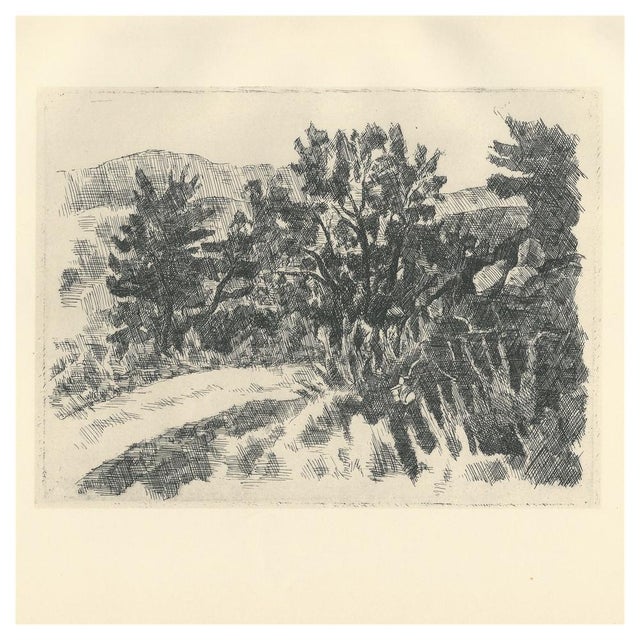 1950s Giorgio Morandi, Road, 1957, Lithograph For Sale - Image 5 of 5