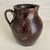 Antique Earthenware Milk Pitcher in Mottled Brown With Drip Glaze For Sale In Dallas - Image 6 of 12
