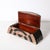 An exquisite Mid-Century Modernist tessellated marble demilune box, designed by Celerie Kemble for Maitland Smith,...
