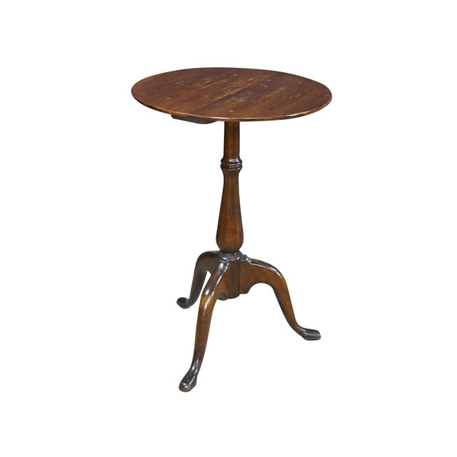 Victorian Antique Queen Anne Style Mahogany Pedestal Table Wine Plant Sculpture Stand 26" For Sale - Image 3 of 18