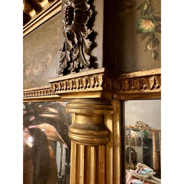Antique George III Gold Gilt Overmantle Mirror, 1790 For Sale - Image 16 of 17