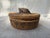 Vintage Indonesian Lombok Woven Rattan Lidded Basket With Wood Carved Turtle For Sale - Image 18 of 18