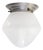 Vintage Art Deco Ceiling Lamp in Opaline Glass, 1920 For Sale