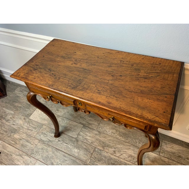 Louis XV Walnut Console Table For Sale - Image 10 of 12