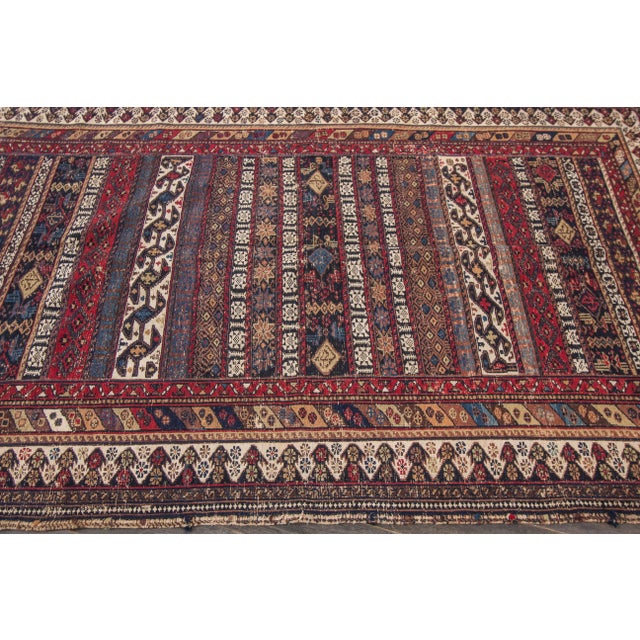 Mid-20th Century Vintage Caucasian Shirvan Rug- 4'8" X 7'6" For Sale In New York - Image 6 of 8